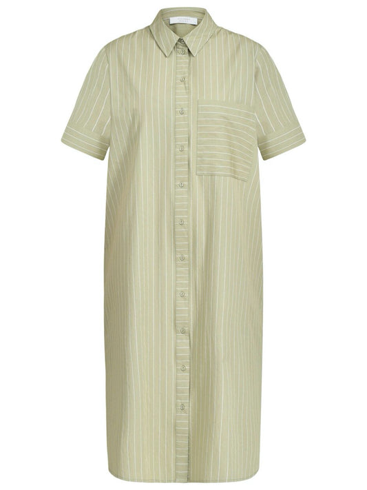 Sisters Point UFA skjorte kjole - Khaki/hvid