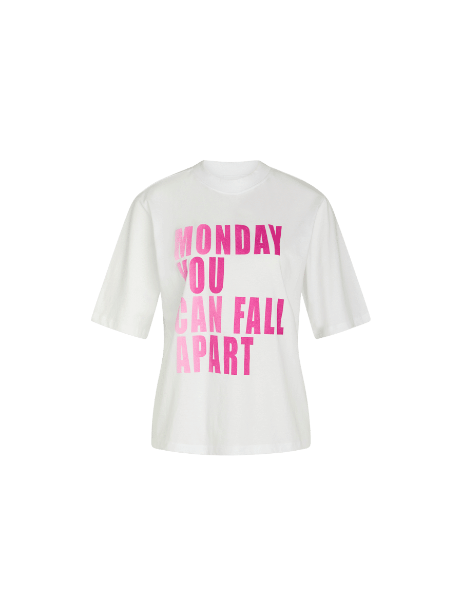 Sisters Point - EWA-SS - T-shirt med tryk - Pink - Online - Hellek-art – Helle K-Art