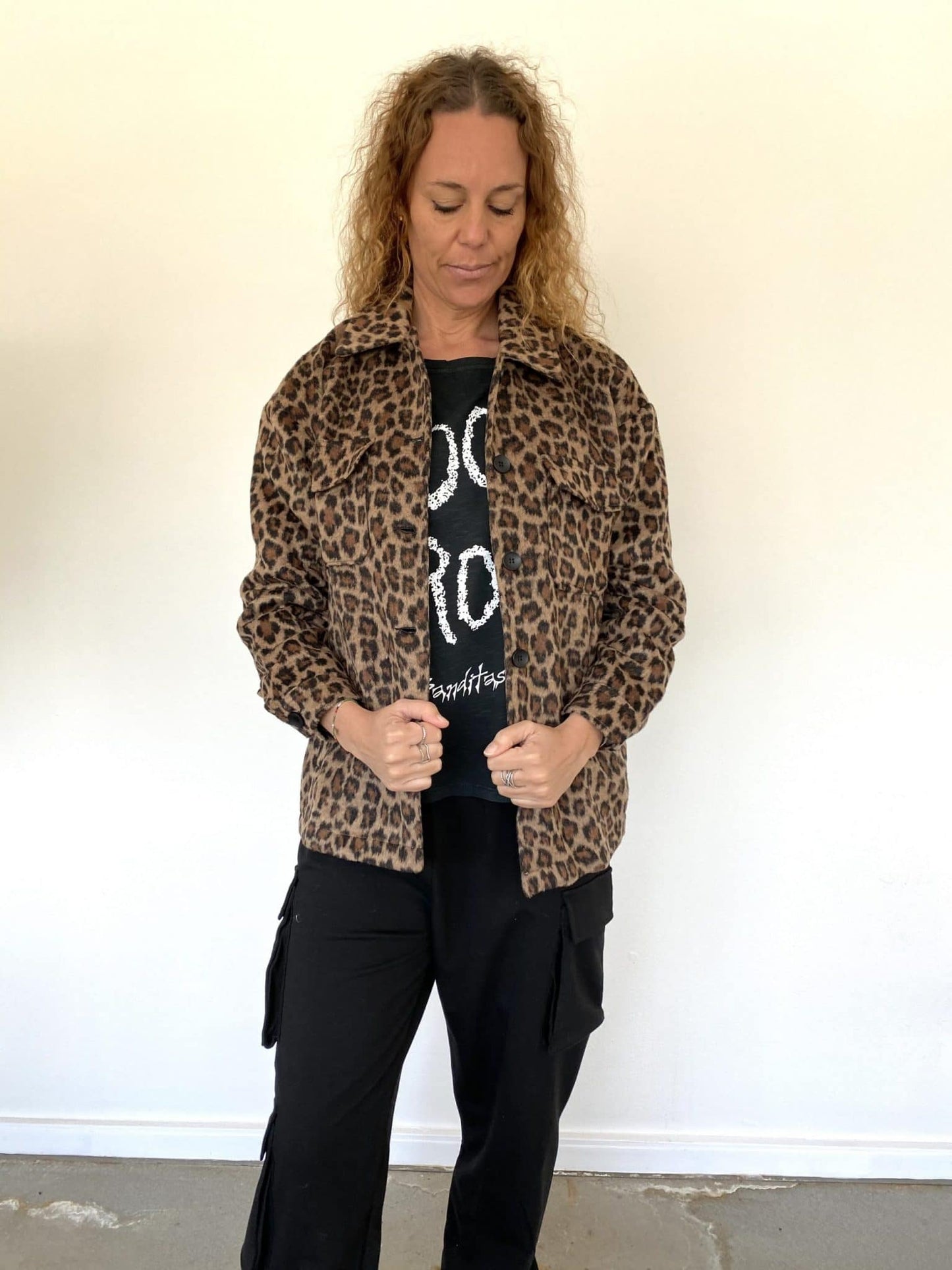 leopard jakke define