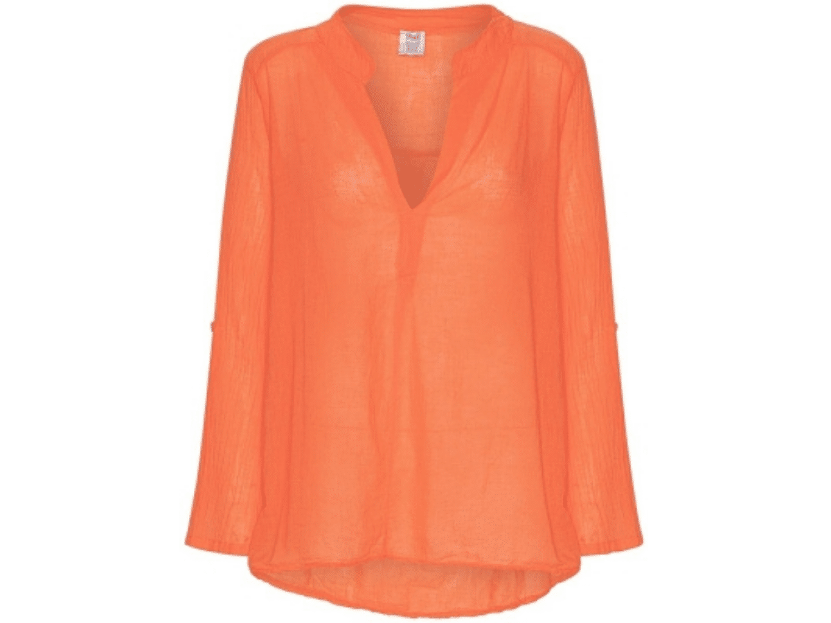orange bluse stajl 71032