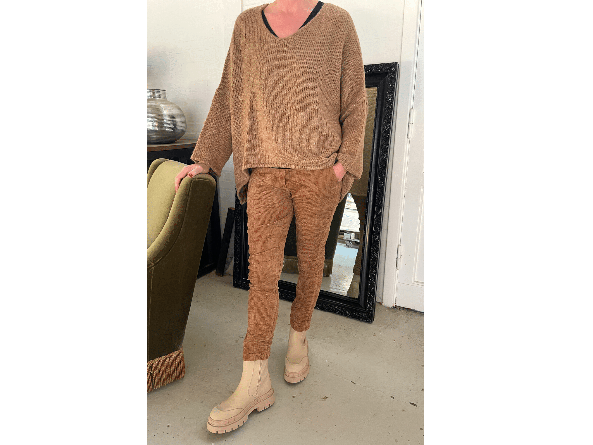 camel sweater strik