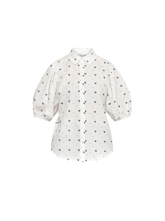 Ella-SH22 skjorte med hjerter