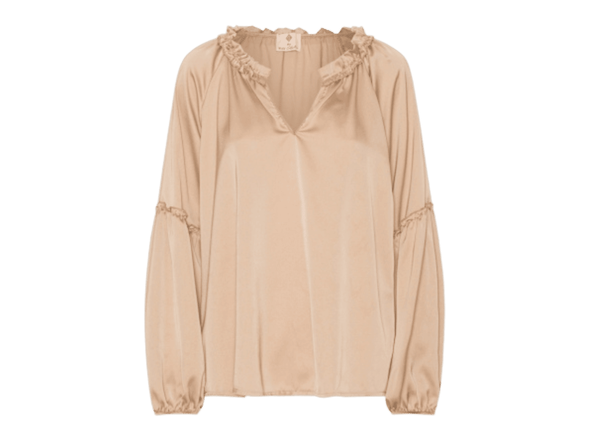 camel blouse 36077